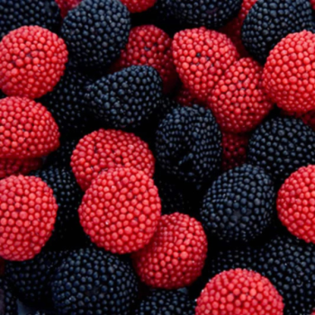 photo Mûres framboises perlées (par 100g)